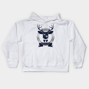 Wheelart Deer head Kids Hoodie